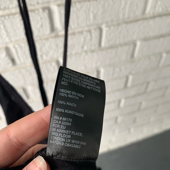 Urban Outfitters Black Thin Racerback Tank Top XSP - Picture 10 of 10